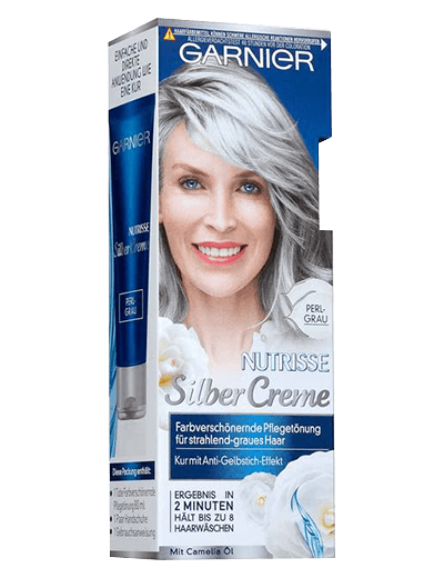 Garnier Nutrisse Silber Creme Grau Verpackung vorne